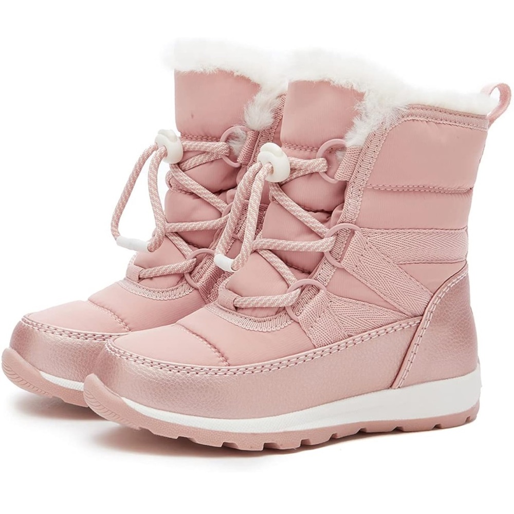 EUC. Pink winter boots. Size 5C.
